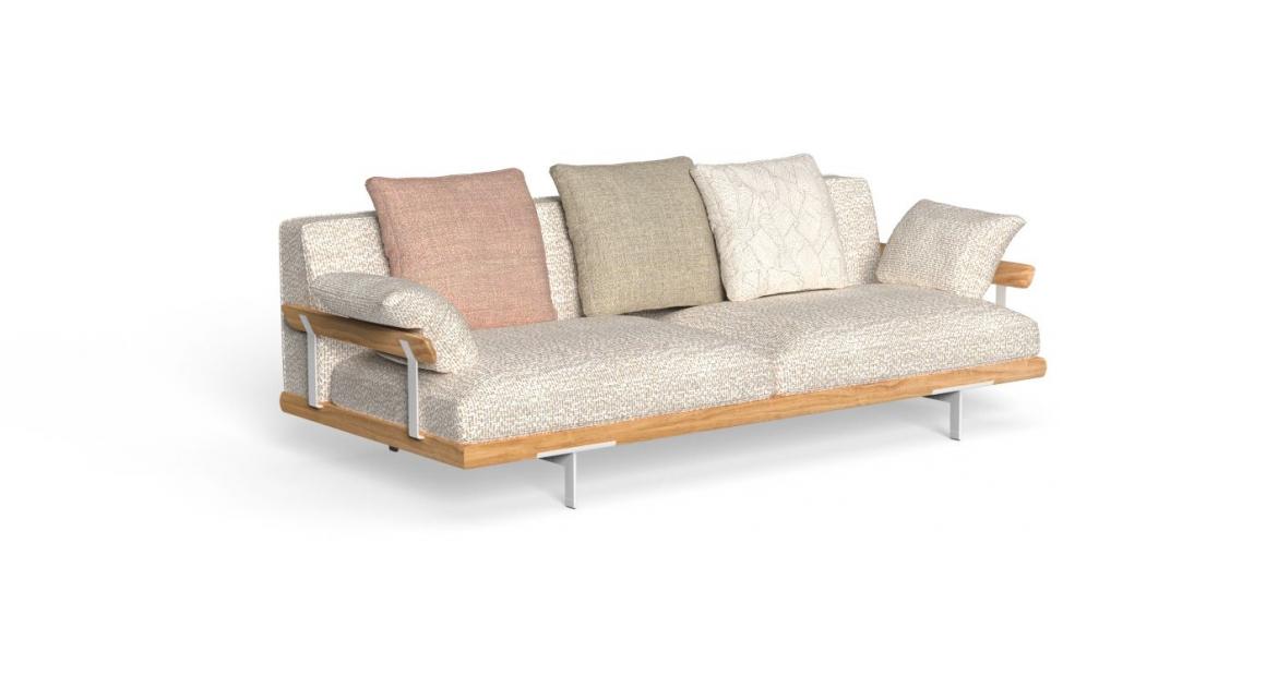 Talentispa's "Allure" 2-seater sofa offers sleek design and outdoor comfort. Italian luxury for sophisticated Royal Oak patios and gardens.
