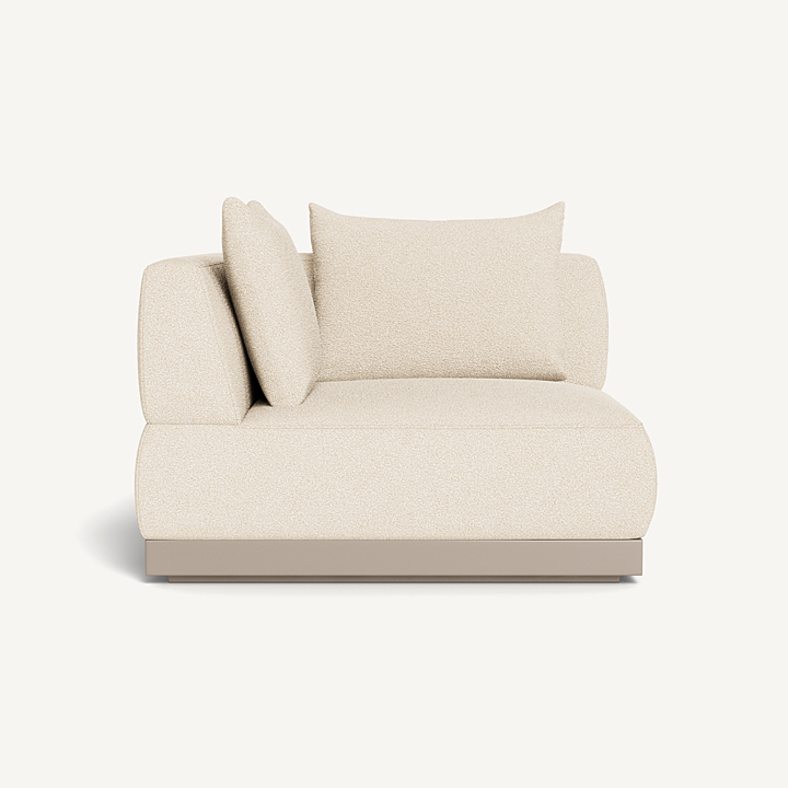 “Amalfi Corner by Harbour – modern modular corner unit with plush outdoor cushions and sleek lines”