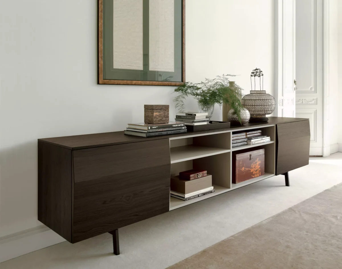 Modern Amsterdam sideboard by Bontempi in Royal Oak, MI featuring sleek design and functional storage.