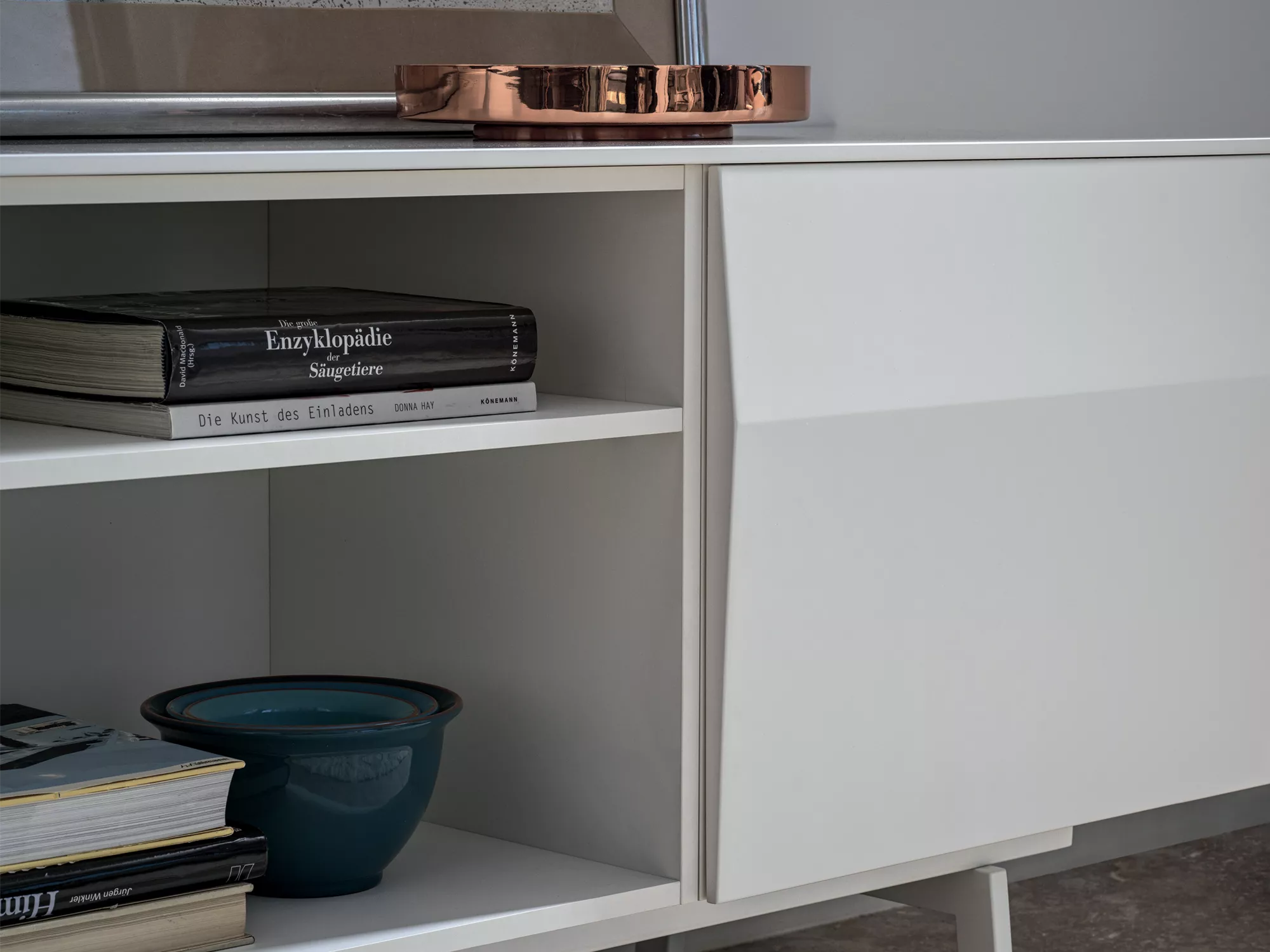 Modern Amsterdam sideboard by Bontempi in Royal Oak, MI featuring sleek design and functional storage.