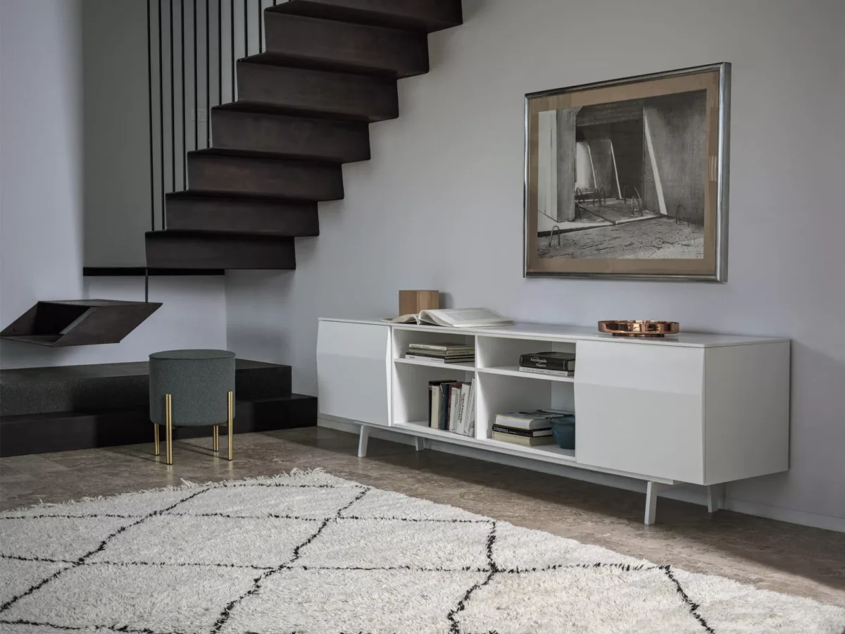 Modern Amsterdam sideboard by Bontempi in Royal Oak, MI featuring sleek design and functional storage.