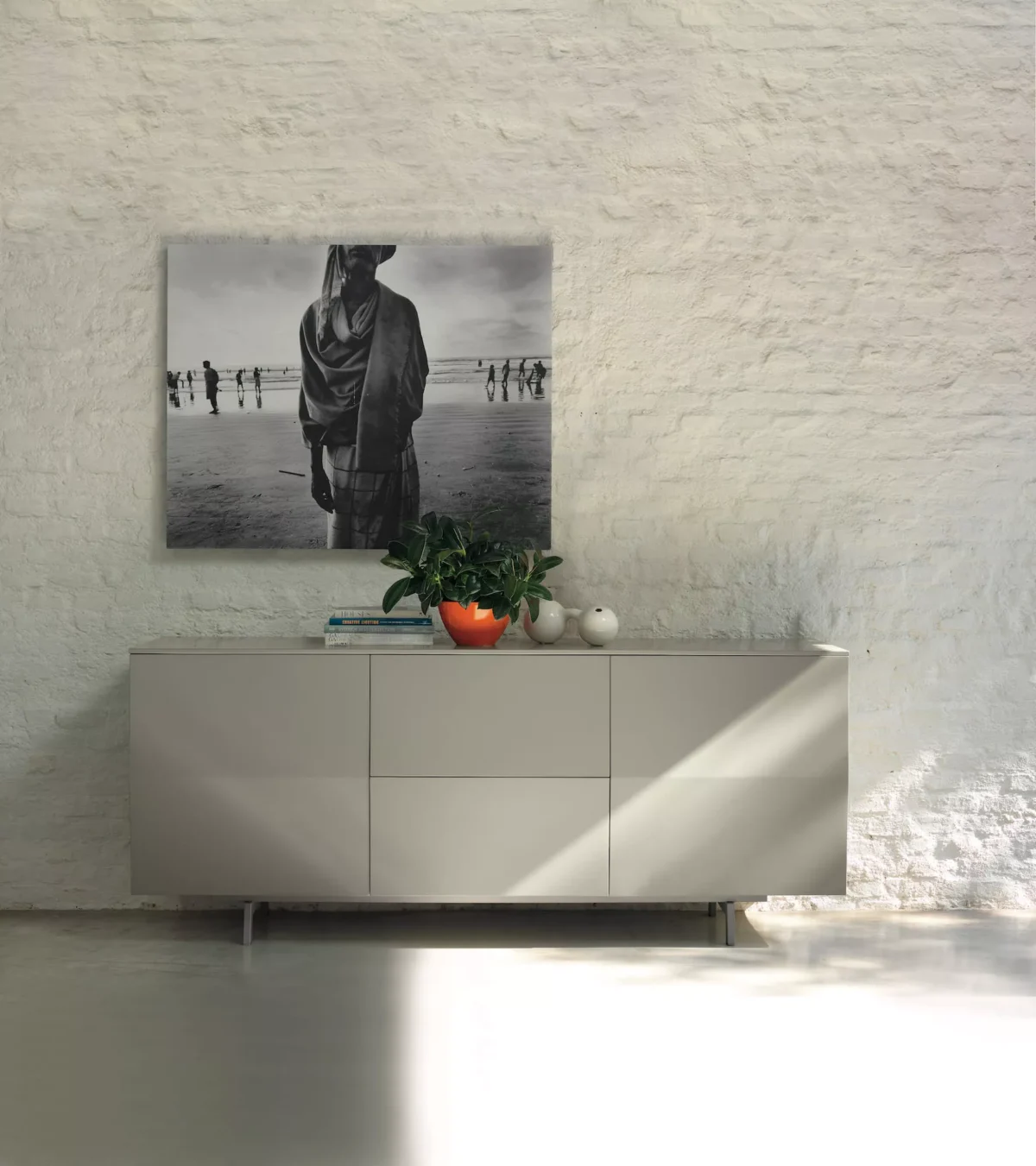 Modern Amsterdam sideboard by Bontempi in Royal Oak, MI featuring sleek design and functional storage.