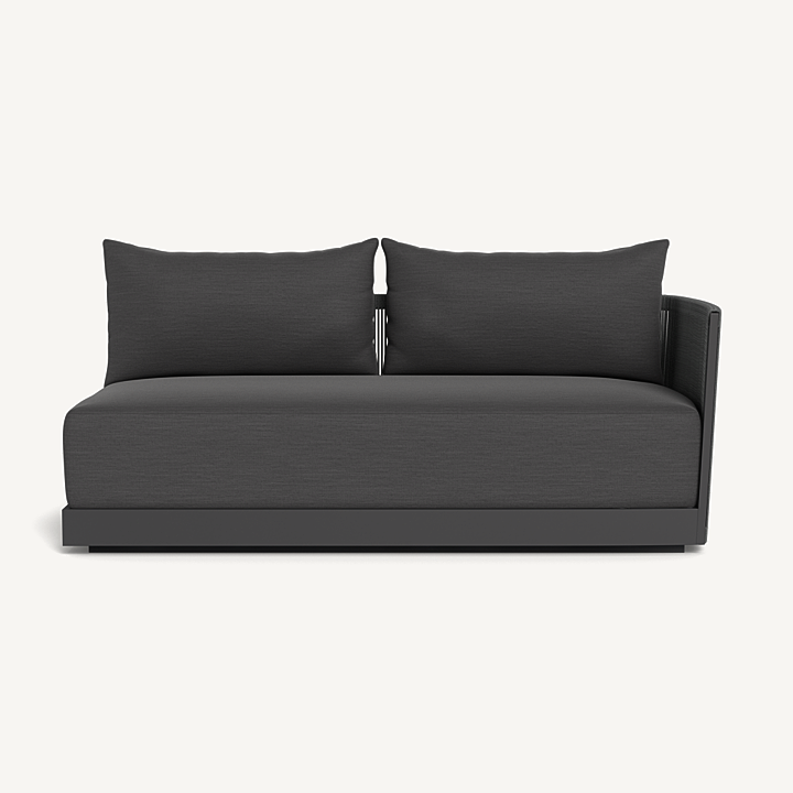 “Harbour Antigua 2 Seat 1 Arm Right – contemporary right-arm loveseat for outdoor sectional configurations”