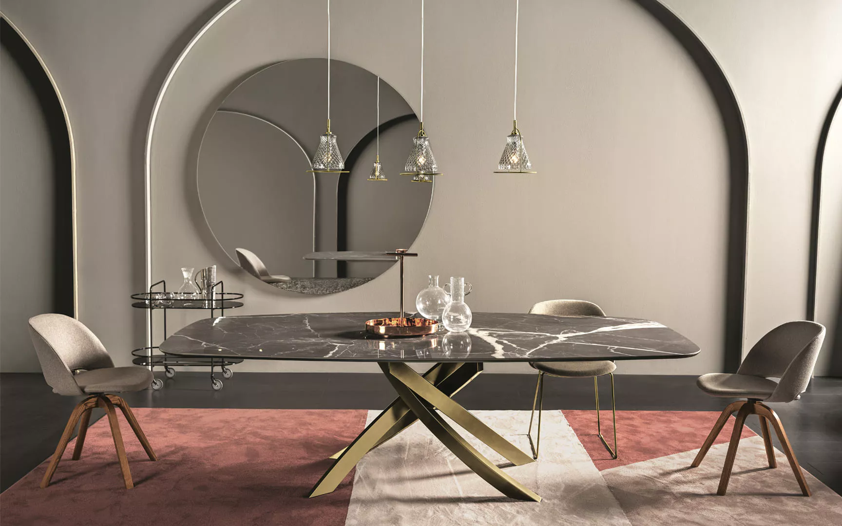 Funky by Bontempi modern Italian lounge chair in Troy, Michigan showroom