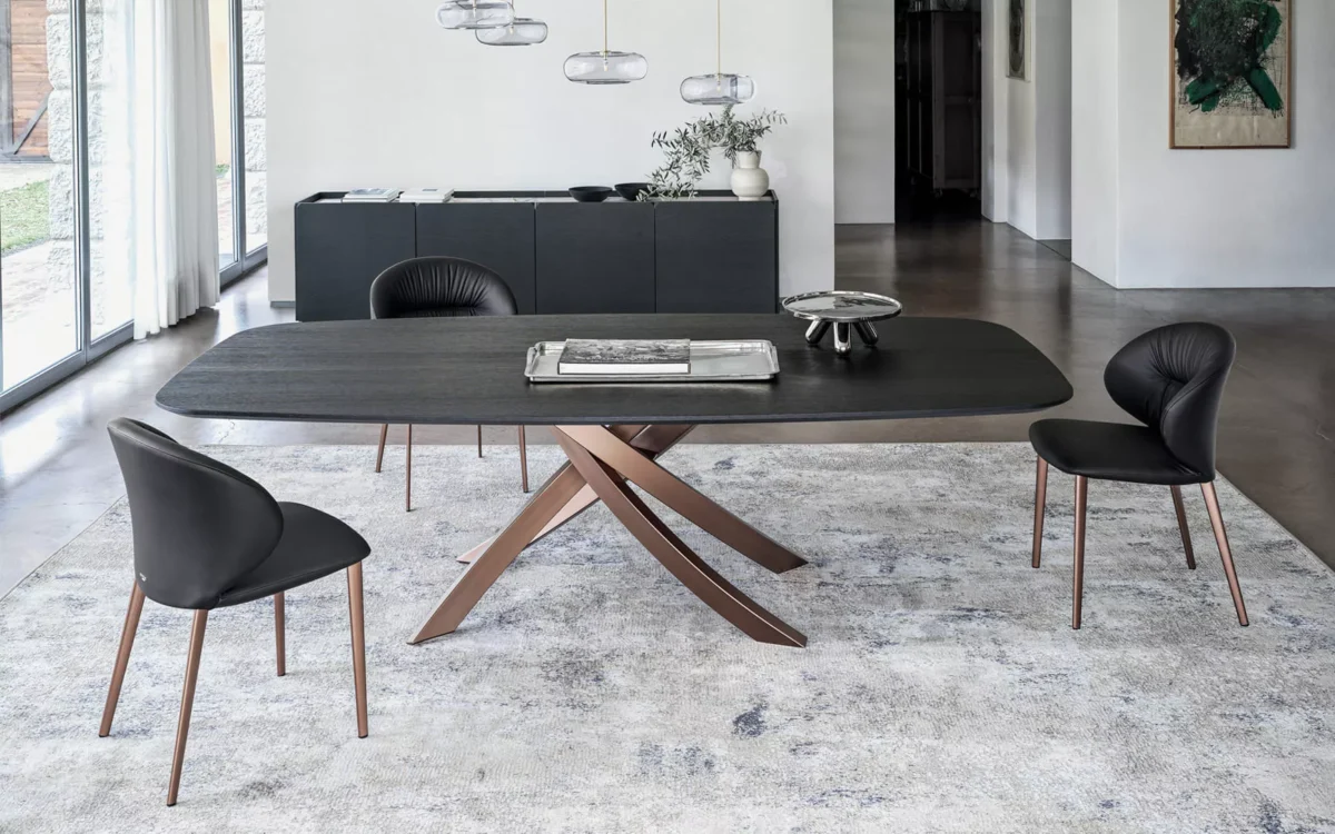 Modern Bontempi Drop table, a high-end Italian design piece for Troy, Michigan.