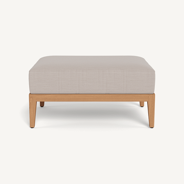 “Modern Avalon Patio Ottoman by Harbour – luxury outdoor accent with clean lines and plush support”