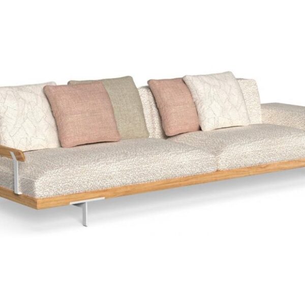 High-end Allure 3-seater outdoor sofa by Christophe Pillet for Talenti, modern Italian design for Troy, Michigan.