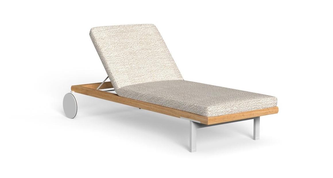 High-end Allure Sunbed by Stefano Gallizioli for Talentispa, modern Italian outdoor furniture for Troy, Michigan.