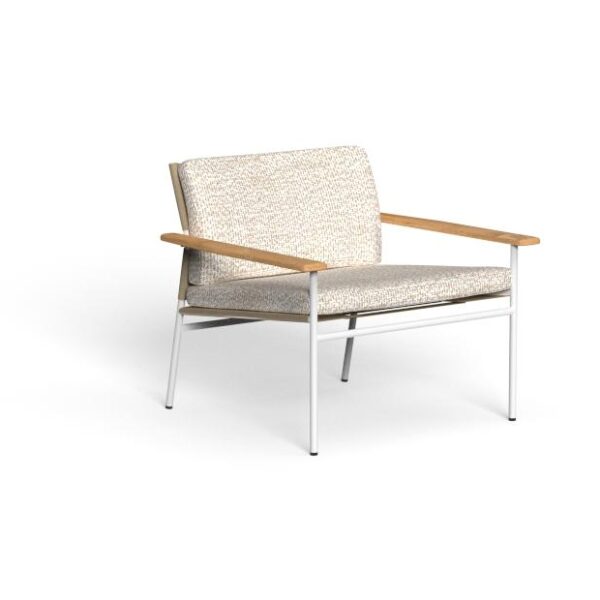 Luxury contemporary Allure Lounge Armchair by Studio Talenti for Talentispa, high-end Italian outdoor seating for Birmingham, Michigan.