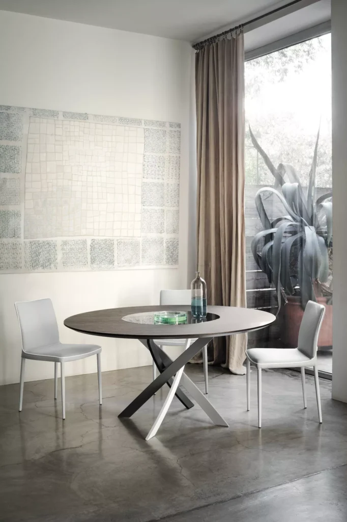 Born by Bontempi dining table with sleek minimalist design