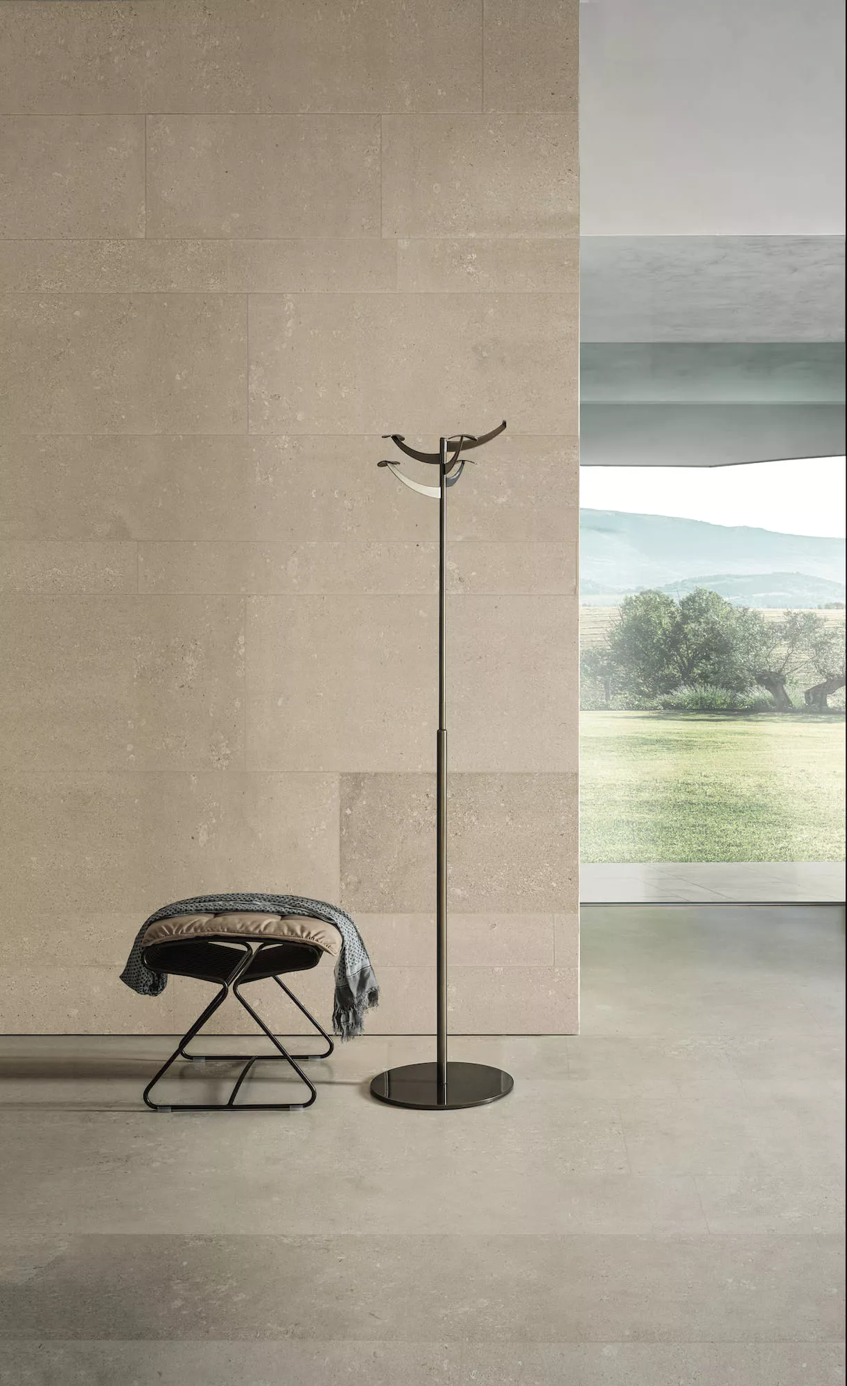Baptist by Bontempi luxury Italian dining table in **Birmingham, Michigan showroom**