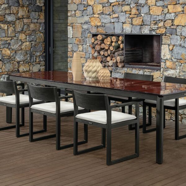 Thea Dining Table 300×100 by Talenti – expansive rectangular outdoor table with sleek modern design