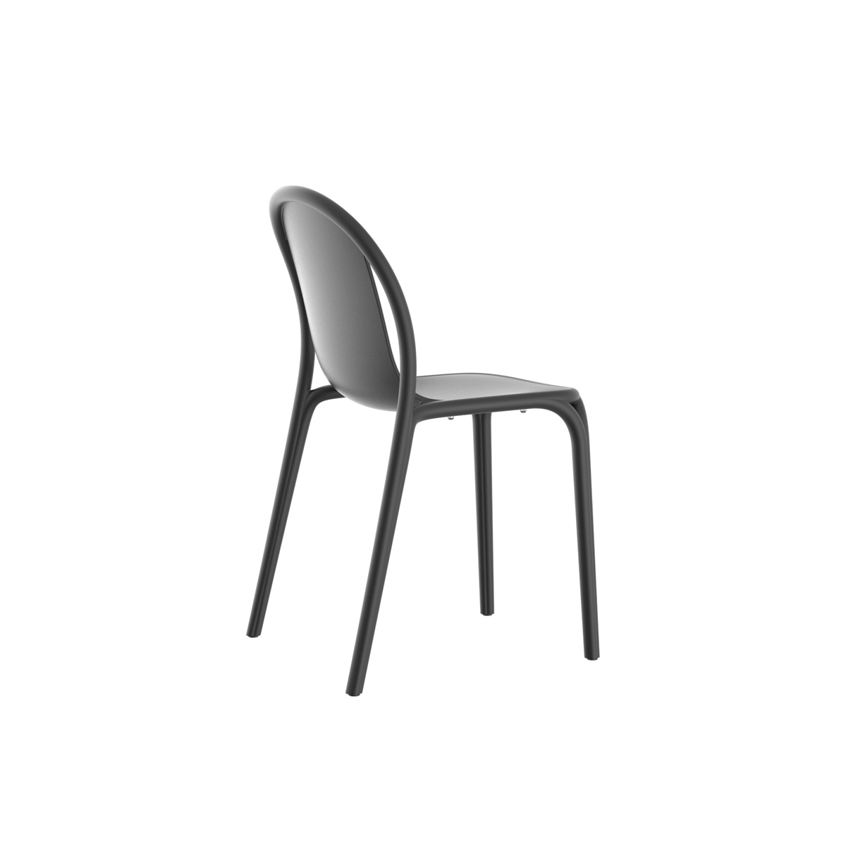 "Lightweight and weather-resistant BROOKLYN Chair by Vondom for versatile placement."