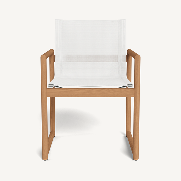 “Contemporary teak dining chair – Breeze XL from Harbour with oversized proportions and artisan craftsmanship”