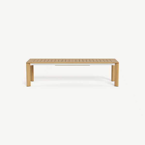 “Byron Teak Extension Dining Table by Harbour – contemporary outdoor table with extendable design”