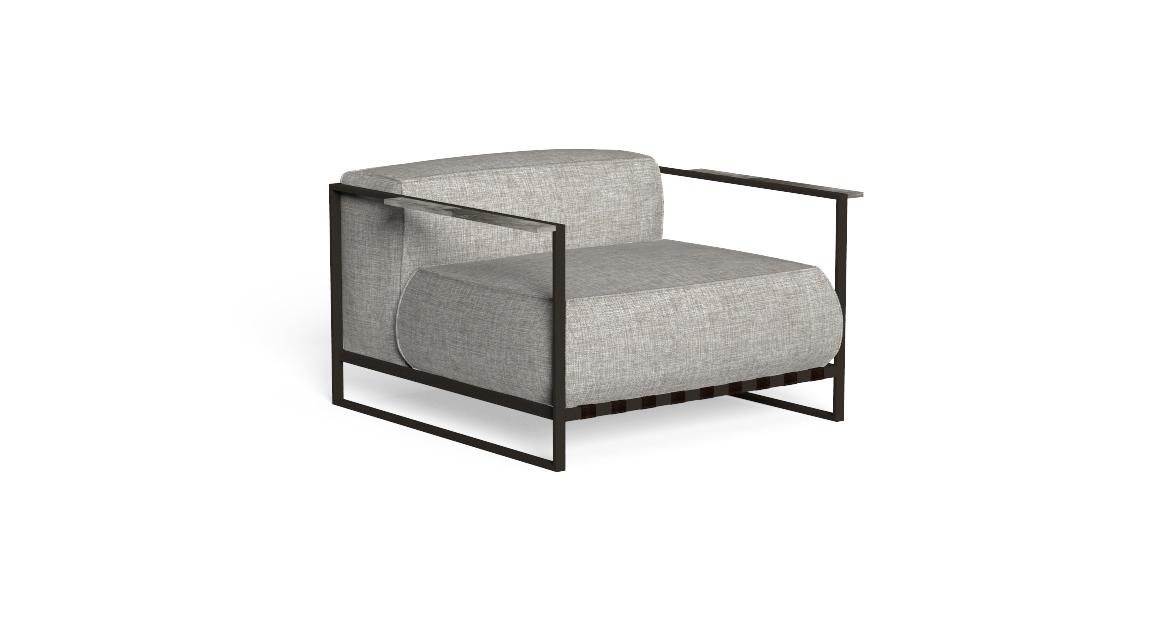 High-end Casilda Living Armchair by Ramón Esteve for Talentispa, modern Italian outdoor seating for Troy, Michigan.