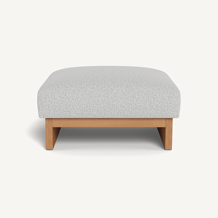 “Harbour Catalina Ottoman – contemporary patio ottoman with low-profile design and weather-resistant fabric”