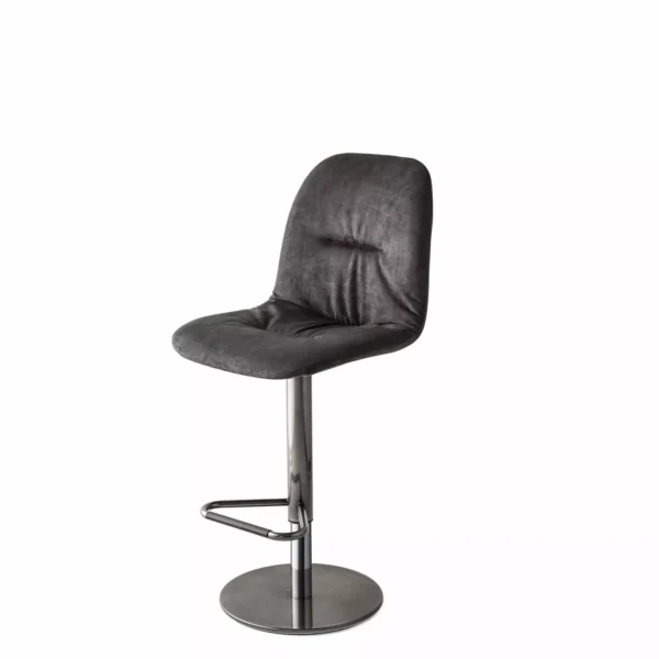 Chantal Footstool by Bontempi in Royal Oak, MI featuring a sleek metal frame and plush upholstery.