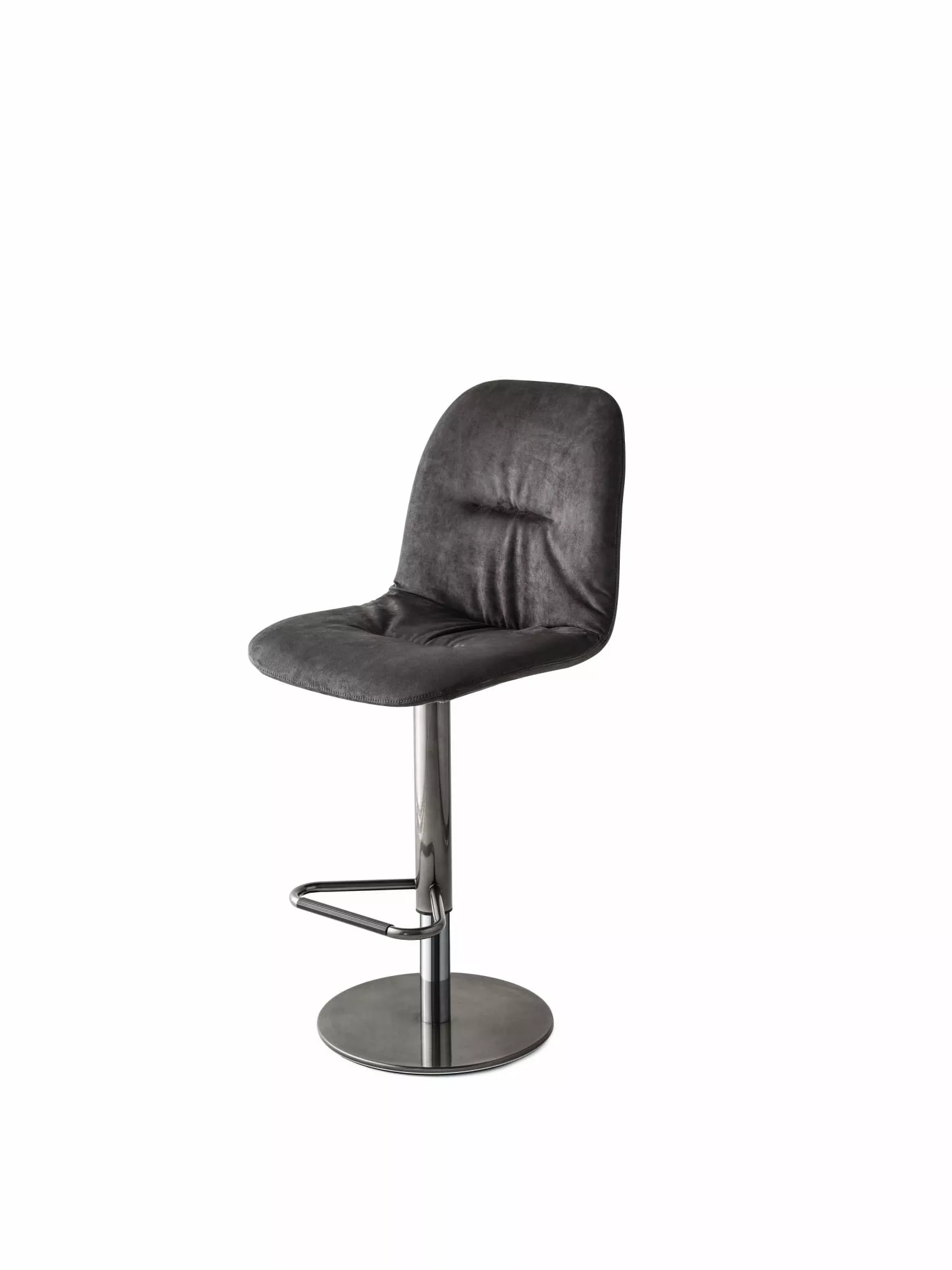Chantal Footstool by Bontempi in Royal Oak, MI featuring a sleek metal frame and plush upholstery.