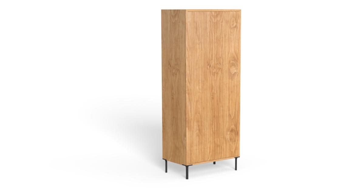 Luxury contemporary Chora versatile 75x45 outdoor cabinet by Talentispa, designer sophisticated patio storage for Birmingham, Michigan.