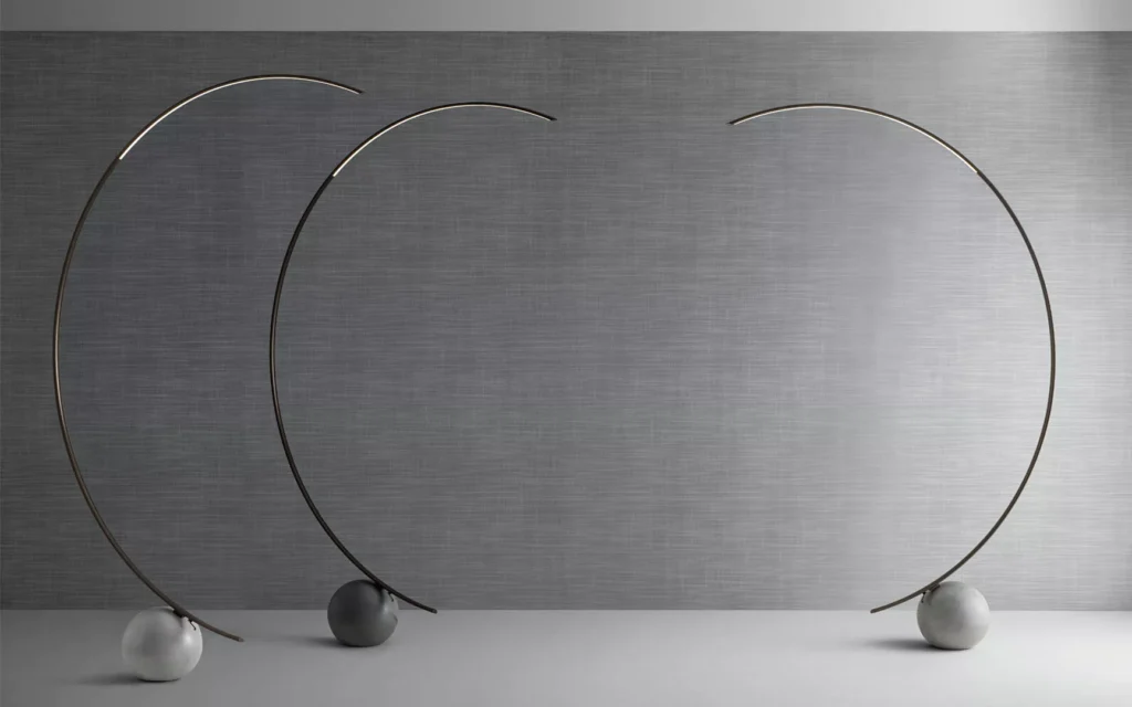 Circle by Bontempi luxury Italian accent table in Troy, Michigan showroom