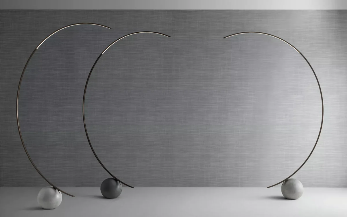 Circle by Bontempi luxury Italian accent table in Troy, Michigan showroom