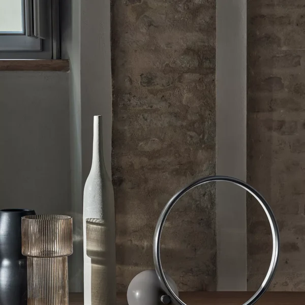Circle Table by Bontempi contemporary Italian dining table in Birmingham, Michigan showroom