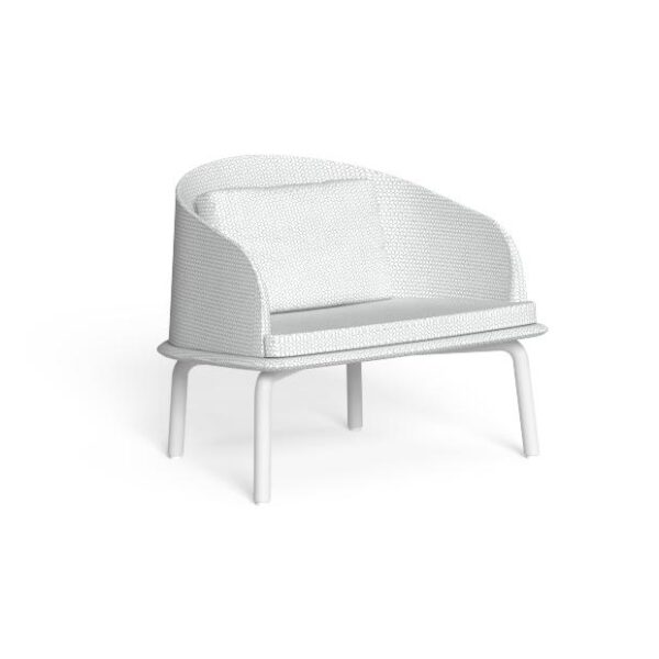 "CleoSoft//Alu Lounge Armchair from TalentiSpa crafted for both elegance and durability."