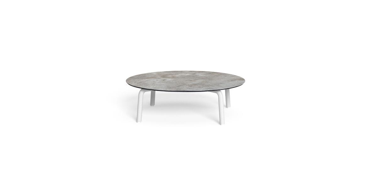 Luxury contemporary CleoSoft Alu D100 / D75 / D50 Coffee Table by Marco Acerbis for Talentispa, high-end Italian outdoor furniture for Birmingham, Michigan.