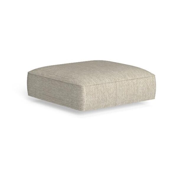 "Contemporary Cliff Pouf by TalentiSpa featuring handwoven details and minimalist design."
