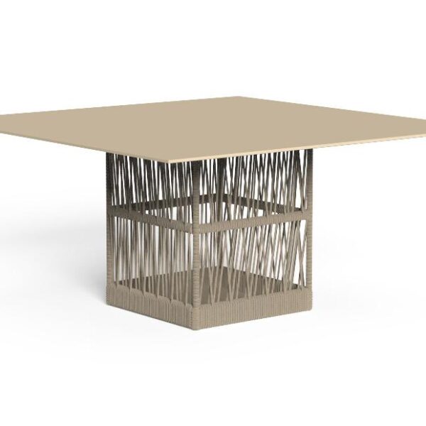 "Modern square dining table Cliff by TalentiSpa perfect for garden and terrace settings."
