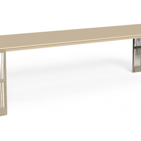"Versatile Cliff extendable table 240 to 300×100 cm by TalentiSpa perfect for patios and terraces."