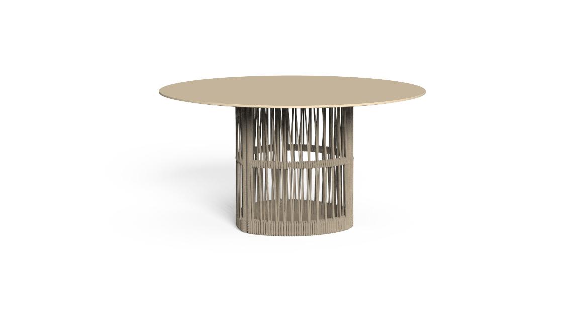 "Cliff D140 dining table by TalentiSpa featuring a sturdy base and stylish round top."