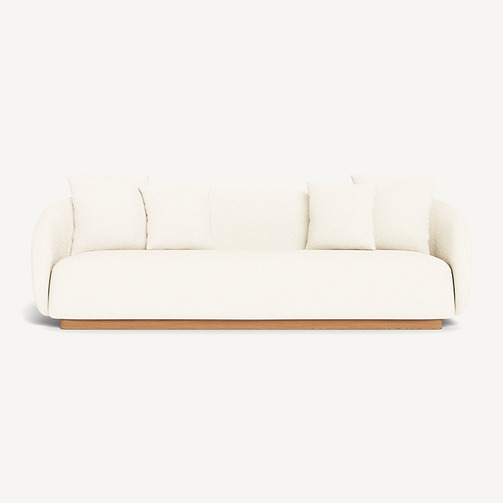 “Harbour Como 3 Seater – contemporary patio sofa with streamlined silhouette and durable materials”