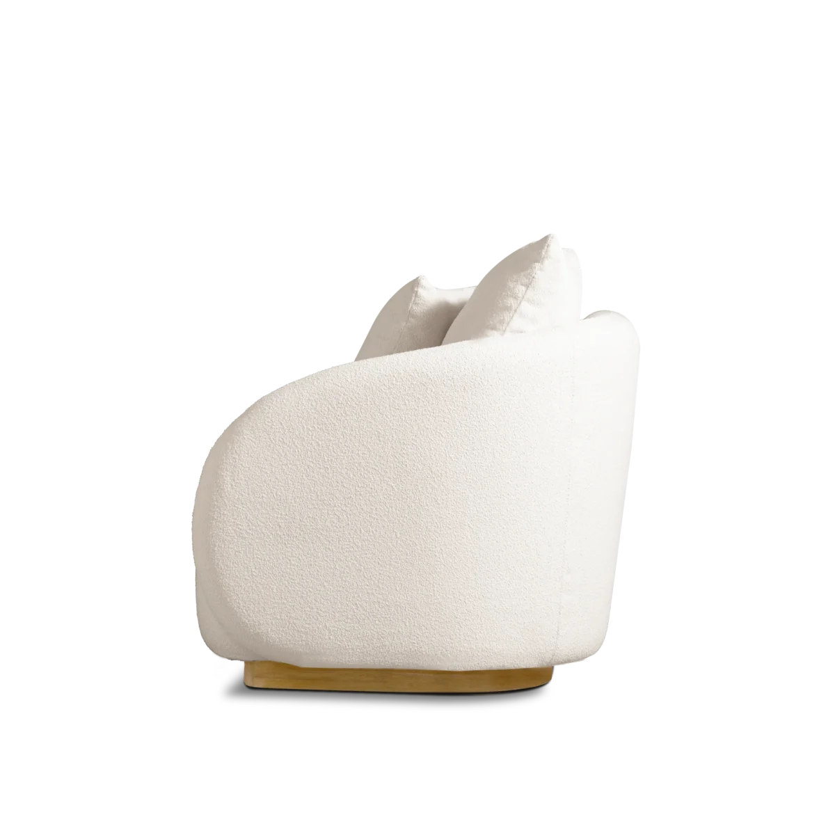 “Outdoor 2-seat sofa with right arm by Harbour – modern lounge seating with plush cushions”