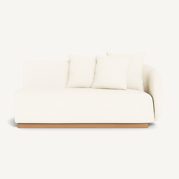“Como 2 Seat Sofa with Right Arm by Harbour – modern outdoor seating with right-facing design”