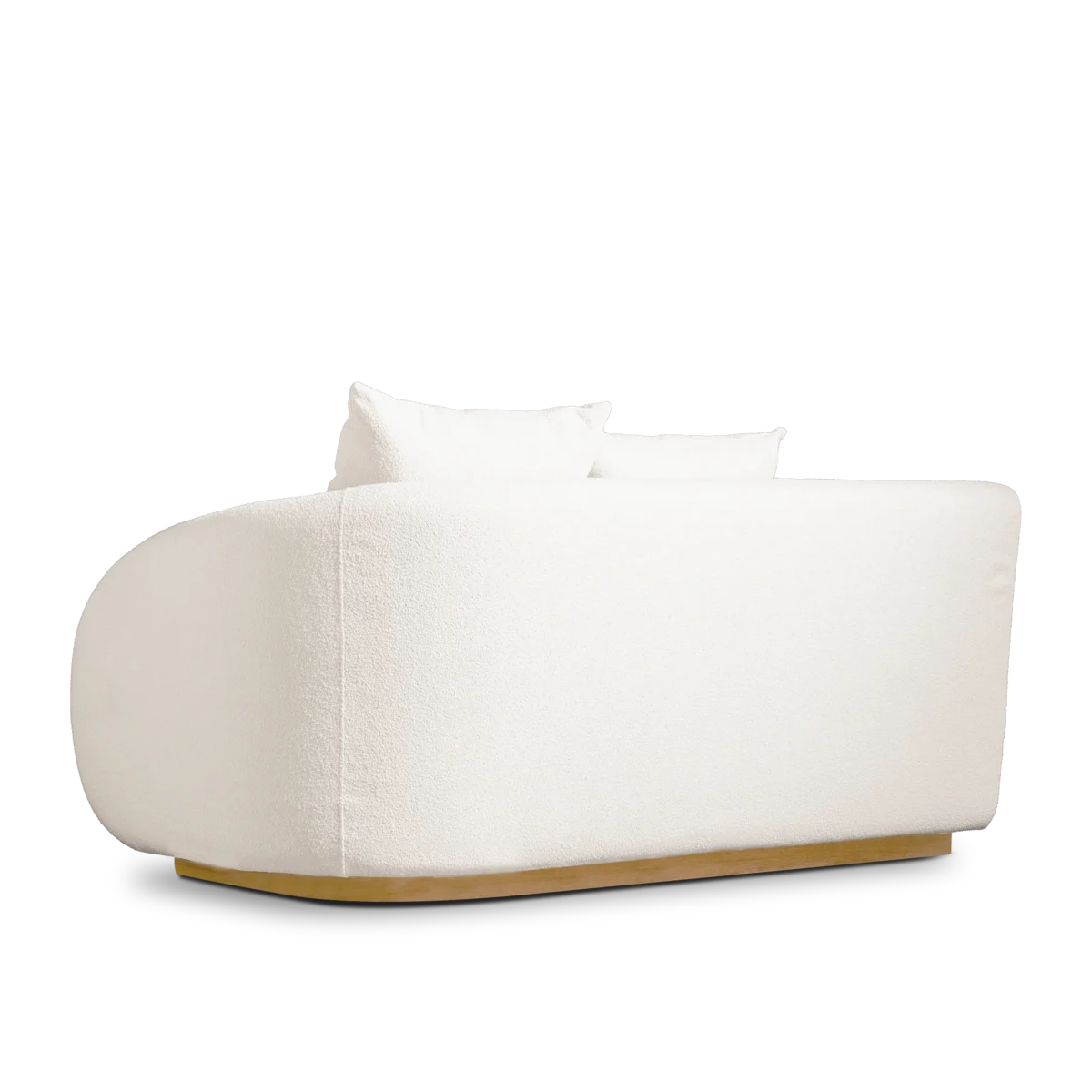 “Como curved outdoor right chaise lounge – right-facing sculptural seating in sleek design”