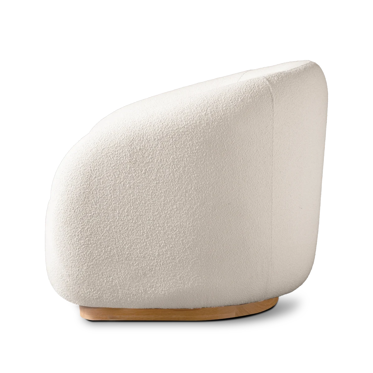 “Como Swivel Lounge Chair by Harbour – elegant outdoor seating with durable construction and clean lines”