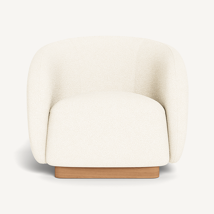“Como Swivel Lounge Chair by Harbour – modern outdoor chair with 360-degree swivel and plush cushions”