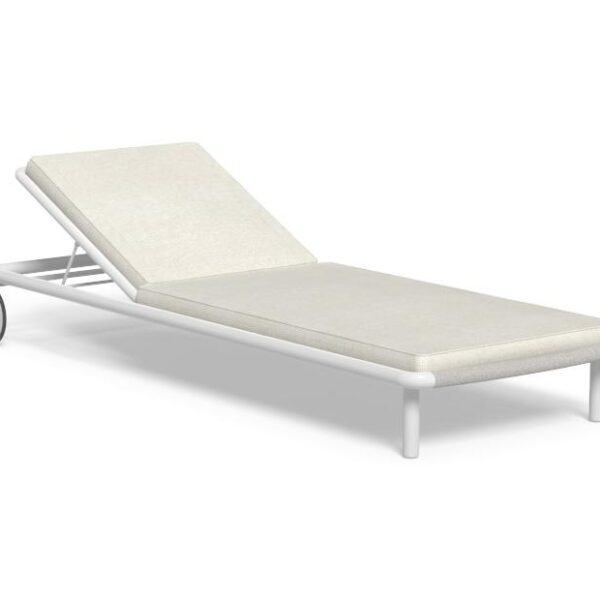 Modern Coral Sunbed by Marco Acerbis for Talentispa, high-end Italian outdoor furniture for Royal Oak, Michigan.