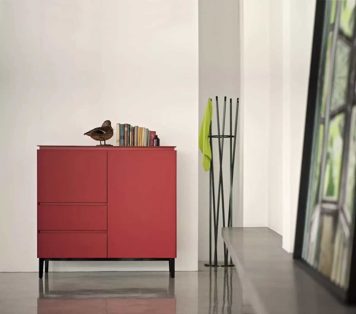 Hula by Bontempi luxury Italian dining chair in Royal Oak, Michigan showroom