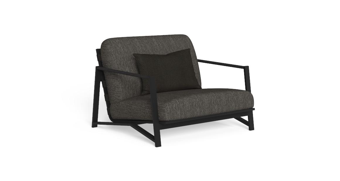 "Classic armchair with luxury detailing and a cozy cottage feel, designed by Talentispa."