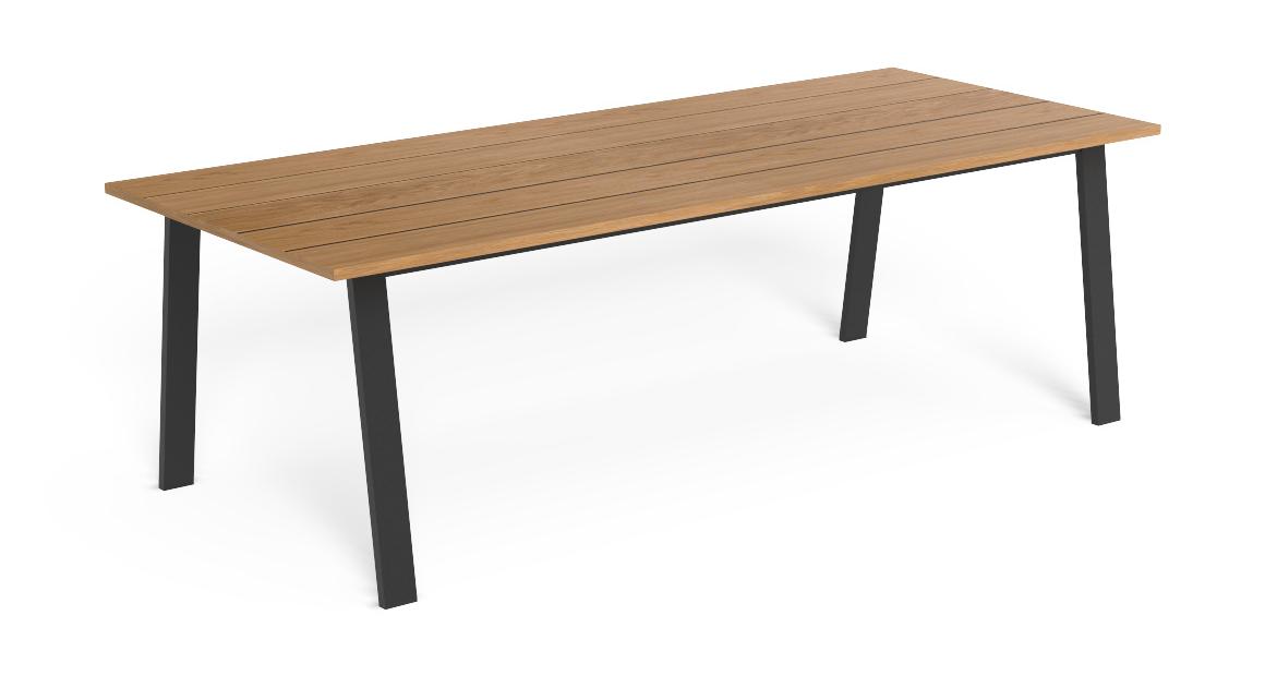 "Spacious Cottage outdoor dining table 240×110 by TalentiSpa with natural-inspired appeal."