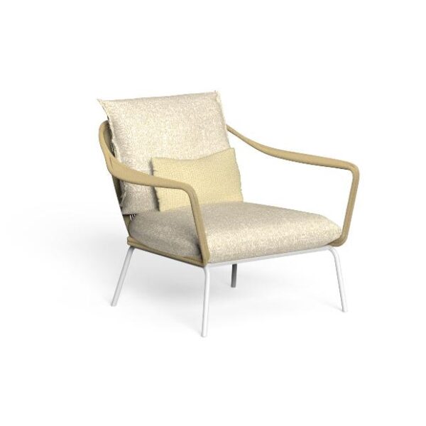 Modern Cruise Alu Living Armchair by Studio Talenti for Talentispa, high-end Italian outdoor furniture for Royal Oak, Michigan.
