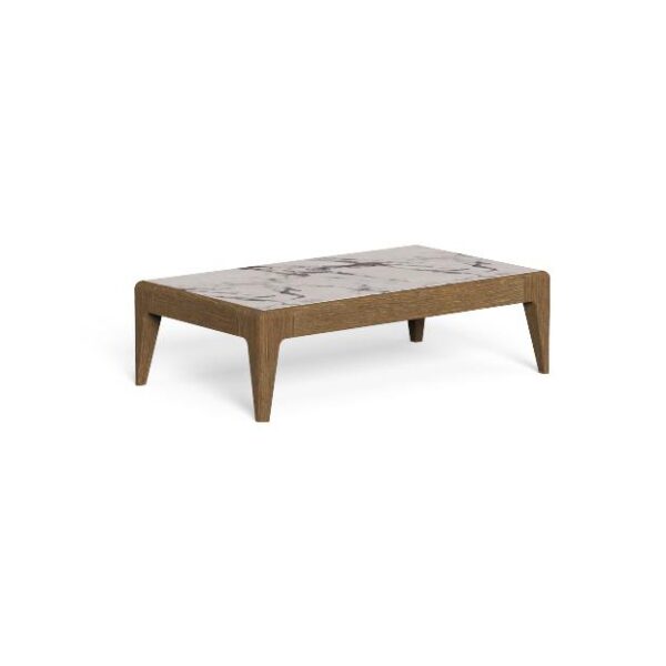 Modern Italian Cruise//Teak coffee table by Talenti, perfect for Royal Oak, Michigan.