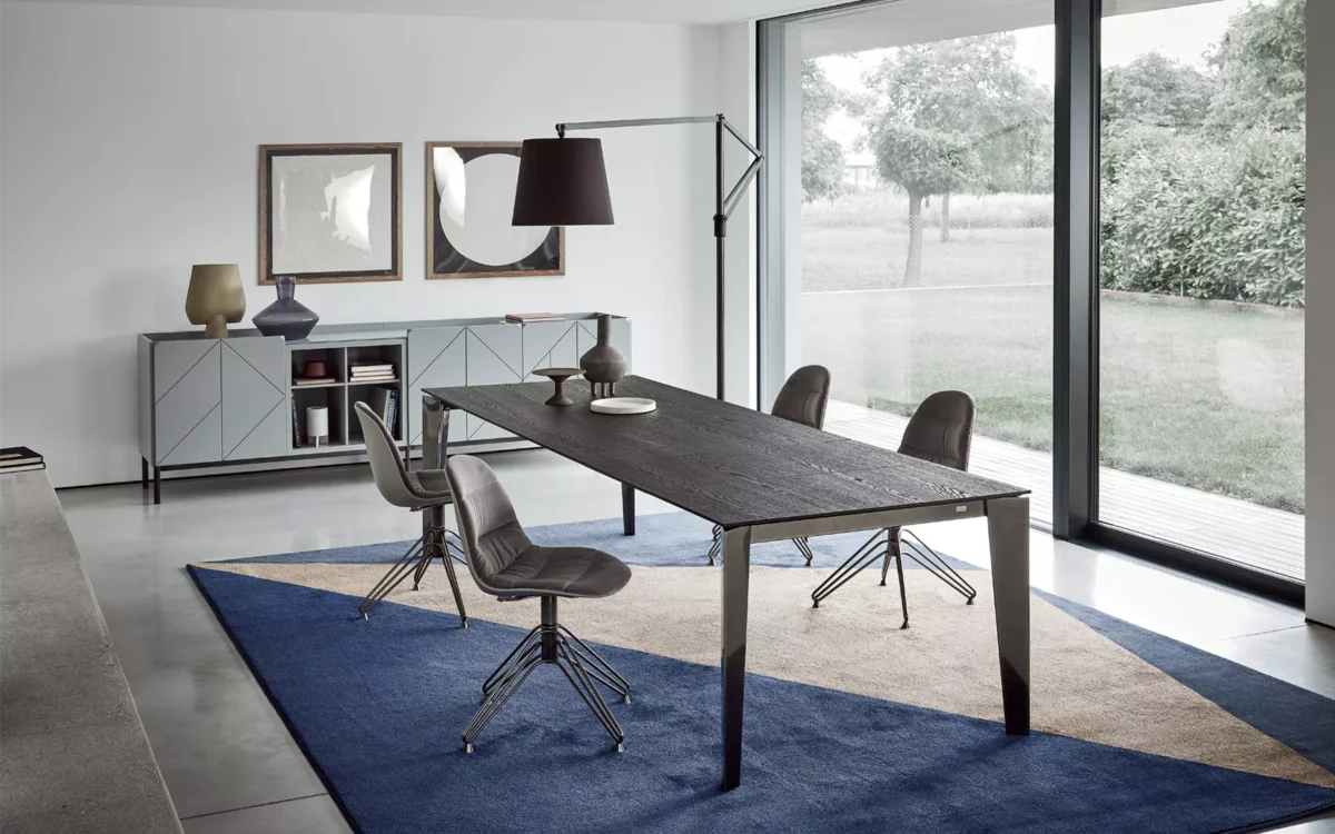 Chloe by Bontempi luxury Italian lounge chair in Royal Oak, Michigan showroom