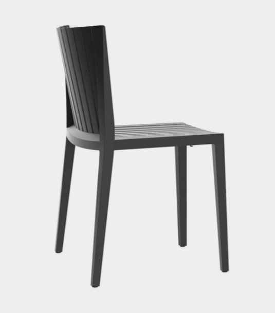 Luxury contemporary Spritz Chair by Archirivolto Design for Vondom, high-end Spanish outdoor furniture for Birmingham, Michigan.