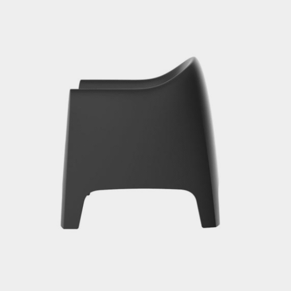 Solid lounge chair by Vondom in modern outdoor space – Royal Oak, Michigan