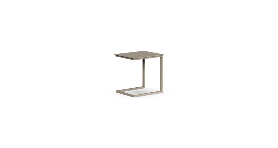 Modern Chic Side Table by Marco Acerbis for Talentispa, high-end Italian outdoor furniture for Royal Oak, Michigan.