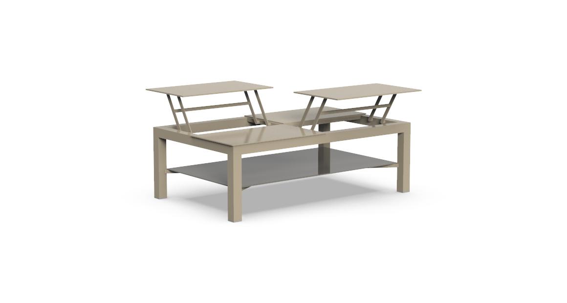High-end Chic Big / Small Opening Coffee Table by Marco Acerbis for Talentispa, modern Italian outdoor furniture for Troy, Michigan.